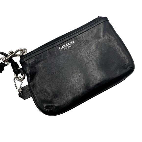 Vintage - Coach Leatherware Est. 1941 Black Leather Wristlet - Picture 4 of 13
